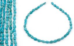 Zeige Details für Türkis natur Nuggets 8x11mm Strang (Arizona) Bild von Türkis natur Nuggets 8x11mm Strang (Arizona)