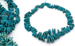 Zeige Details für Türkis natur Tropfen Barock Strang Bild von Türkis natur Tropfen Barock Strang