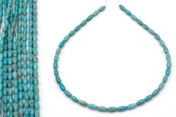 Zeige Details für Türkis natur Eiform  5x10mm Strang Bild von Türkis natur Eiform  5x10mm Strang