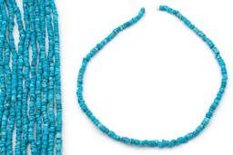 Zeige Details für Türkis natur Heishi-Form 5mm Strang Bild von Türkis natur Heishi-Form 5mm Strang