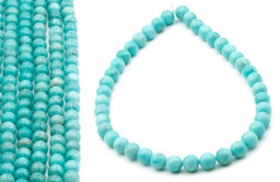 Vedere dettagli per Filo di perline di amazzonite da 10 mm Immagine di Filo di perline di amazzonite da 10 mm