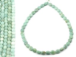 Vedere dettagli per Amazonite ovale 6x8mm extra filo Immagine di Amazonite ovale 6x8mm extra filo