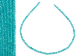 Vedere dettagli per Amazzonite sfaccettata. Rondelle da 3 mm. Immagine di Amazzonite sfaccettata. Rondelle da 3 mm.