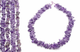 Zeige Details für Amethyst Chips Strang Bild von Amethyst Chips Strang