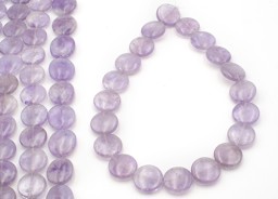 Zeige Details für Amethyst Scheibe 20mm Strang Bild von Amethyst Scheibe 20mm Strang