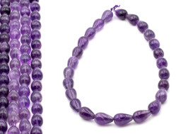 Zeige Details für Amethyst Tropfen 10x15mm Strang Bild von Amethyst Tropfen 10x15mm Strang