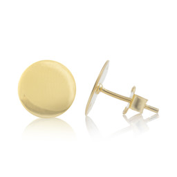 Vedere dettagli per "Tondo. Orecchini. Argento 925 placcato oro Immagine di "Tondo. Orecchini. Argento 925 placcato oro