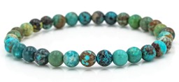 Zeige Details für Türkis Kugeln  8mm Armband (natur) Bild von Türkis Kugeln  8mm Armband (natur)