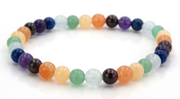 Vedere dettagli per Bracciale di perline tonde da 6 mm, 19,5 cm Immagine di Bracciale di perline tonde da 6 mm, 19,5 cm