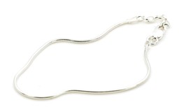 Immagine di Armband Schlangenkette 1.2mm, mit Karabiner. Silber 925