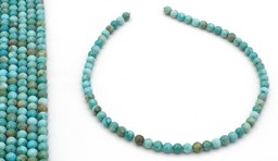 Zeige Details für Türkis natur Kugeln  6-7mm Strang Extra Bild von Türkis natur Kugeln  6-7mm Strang Extra