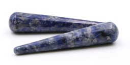 Vedere dettagli per Stilo da massaggio in Sodalite 10x2cm Immagine di Stilo da massaggio in Sodalite 10x2cm
