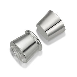Zeige Details für Magnetverschluss Konisch 18x11mm, Silber 925 Bild von Magnetverschluss Konisch 18x11mm, Silber 925