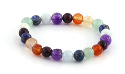 Vedere dettagli per Bracciale di perline tonde da 4 mm o 6 mm (13,8 cm) Immagine di Bracciale di perline tonde da 4 mm o 6 mm (13,8 cm)