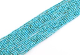 Zeige Details für Türkis natur fac. Kugeln 2mm Strang Extra Bild von Türkis natur fac. Kugeln 2mm Strang Extra