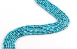 Zeige Details für Türkis natur fac. Button 3mm Strang Extra Bild von Türkis natur fac. Button 3mm Strang Extra