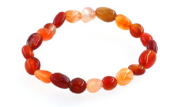 Zeige Details für Karneol Nuggets Crazy  6mm Armband Bild von Karneol Nuggets Crazy  6mm Armband