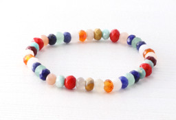 Zeige Details für Mix Steine fac. Button 6mm Armband (Lapis, Sodalith, Amazonit, Aventurin, Mookait, 2x Jade & etc.) Bild von Mix Steine fac. Button 6mm Armband (Lapis, Sodalith, Amazonit, Aventurin, Mookait, 2x Jade & etc.)