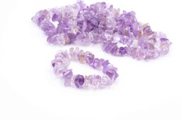 Immagine di Amethyst Chips 5-10mm Armband