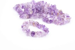 Zeige Details für Amethyst Chips 5-10mm Armband Bild von Amethyst Chips 5-10mm Armband
