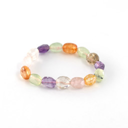 Zeige Details für Mix Steine fac. Nuggets 12-15mm Armband Bild von Mix Steine fac. Nuggets 12-15mm Armband