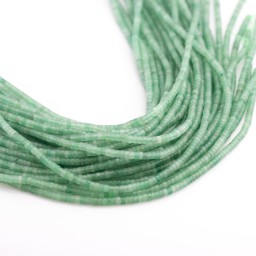 Zeige Details für Aventurin Walze 4mm "Heishi" Strang  Bild von Aventurin Walze 4mm "Heishi" Strang