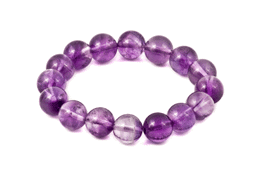 Zeige Details für Amethyst Kugeln 12mm Armband Extra Bild von Amethyst Kugeln 12mm Armband Extra