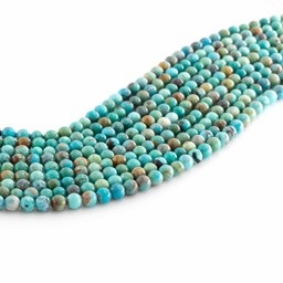 Zeige Details für Türkis Kugel Extra Strang 6mm (Natur-Türkis) Bild von Türkis Kugel Extra Strang 6mm (Natur-Türkis)