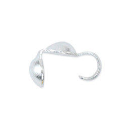 Vedere dettagli per Calotte sferiche argentate 4 mm, metallo argentato Immagine di Calotte sferiche argentate 4 mm, metallo argentato