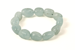 Zeige Details für Aquamarin Nugget Extra Armband ca. 10-15mm Bild von Aquamarin Nugget Extra Armband ca. 10-15mm