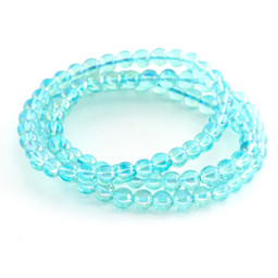 Zeige Details für Aqua Aura Kugeln  6mm Armband Bild von Aqua Aura Kugeln  6mm Armband