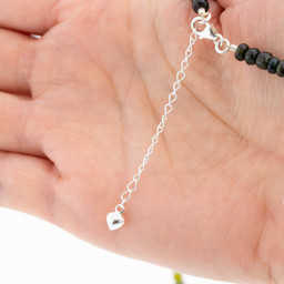 Vedere dettagli per Estensore di collana 6 cm con cuore 5,5 mm, argento Immagine di Estensore di collana 6 cm con cuore 5,5 mm, argento