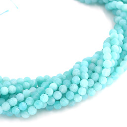 Vedere dettagli per Perline tonde di amazzonite 6 mm extra (satinate) Immagine di Perline tonde di amazzonite 6 mm extra (satinate)