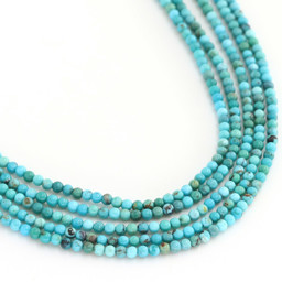 Zeige Details für Türkis Kugeln  2mm Strang Bild von Türkis Kugeln  2mm Strang