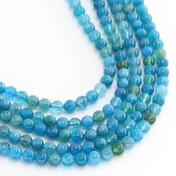 Zeige Details für Apatit Kugeln  5.5mm Strang   Bild von Apatit Kugeln  5.5mm Strang