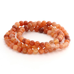 Vedere dettagli per Bracciale di quarzo rutilato 6 mm (rutilo rosso) Immagine di Bracciale di quarzo rutilato 6 mm (rutilo rosso)