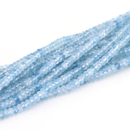 Zeige Details für yAquamarin fac. Button  4mm Strang (Diamond-Cut) EXTRA Bild von yAquamarin fac. Button  4mm Strang (Diamond-Cut) EXTRA