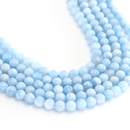 Zeige Details für Aquamarin Kugeln  6mm Strang Bild von Aquamarin Kugeln  6mm Strang