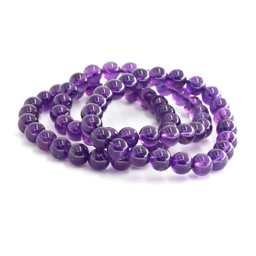 Zeige Details für Amethyst Kugeln 8mm Armband, 17-18cm Bild von Amethyst Kugeln 8mm Armband, 17-18cm