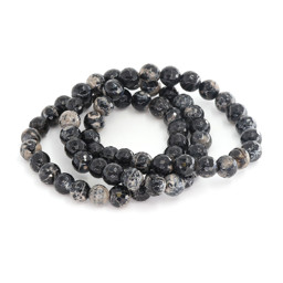 Zeige Details für Achat fac. Kugeln  8mm Armband Bild von Achat fac. Kugeln  8mm Armband