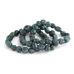 Zeige Details für Apatit Nuggets  9-10mm Armband Bild von Apatit Nuggets  9-10mm Armband