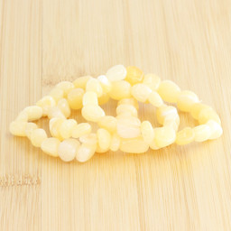 Zeige Details für Gelber Calcit Nuggets Crazy  8-12mm Armband Bild von Gelber Calcit Nuggets Crazy  8-12mm Armband