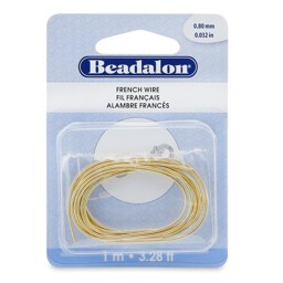 Vedere dettagli per Cannetilles / Bouillon placcato oro 0,8mm circa 1m  Immagine di Cannetilles / Bouillon placcato oro 0,8mm circa 1m