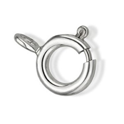 Vedere dettagli per Anello a molla KLEIN con anello a croce, argento 925 (PU=20pz) Immagine di Anello a molla KLEIN con anello a croce, argento 925 (PU=20pz)