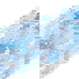 Zeige Details für Aquamarin Nuggets  7-9mm Strang Bild von Aquamarin Nuggets  7-9mm Strang