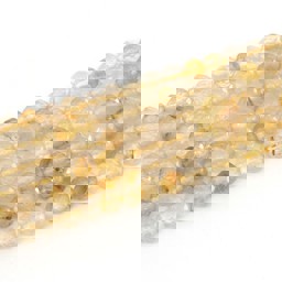 Vedere dettagli per Quarzo rutilato sfaccettato. Perline tonde 4 mm (taglio a diamante) Immagine di Quarzo rutilato sfaccettato. Perline tonde 4 mm (taglio a diamante)