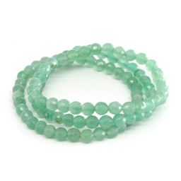 Zeige Details für Aventurin fac. Kugeln  6mm Armband Bild von Aventurin fac. Kugeln  6mm Armband