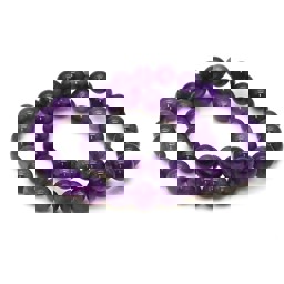 Zeige Details für Amethyst Kugeln  8mm Armband, Standard Bild von Amethyst Kugeln  8mm Armband, Standard