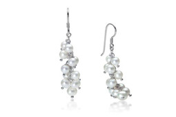 Vedere dettagli per Orecchini di perle "Charms" in argento 925, rodiato  Immagine di Orecchini di perle "Charms" in argento 925, rodiato