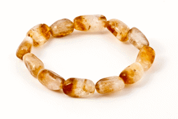 Zeige Details für Citrin Nuggets 12-16mm Armband Bild von Citrin Nuggets 12-16mm Armband